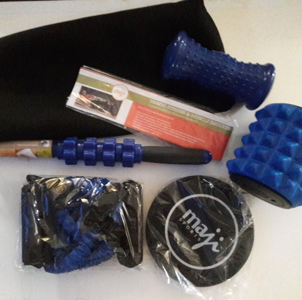 Fitness & Muscle Recovery Bundle By Maji travel pack,yoga,pilates.
